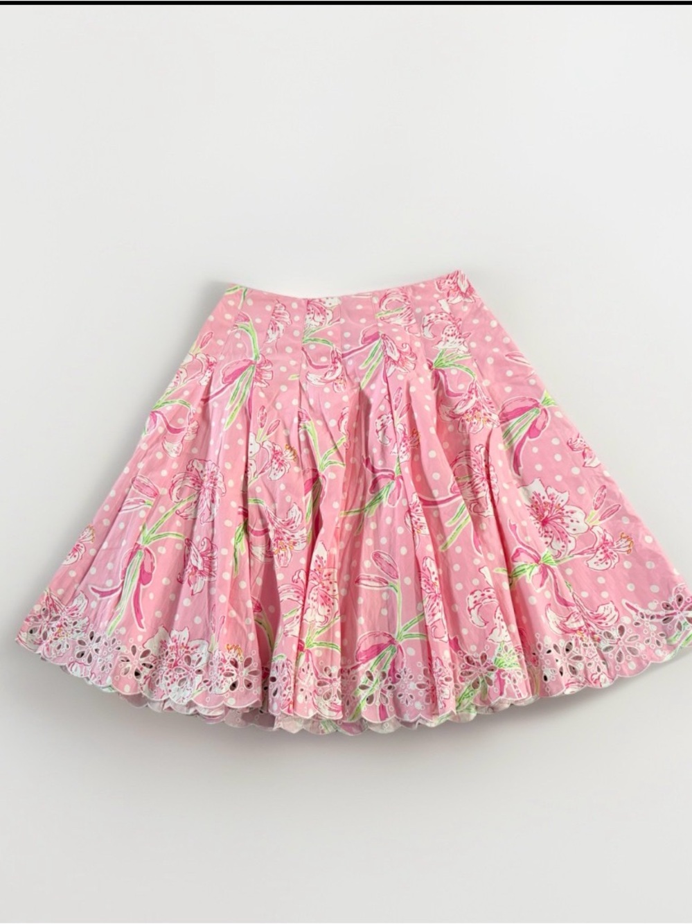 Lilly Pulitzer Women’s Pink Floral Swing Skirt